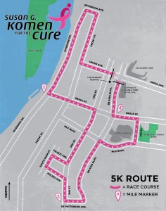 Race for the Cure Route 