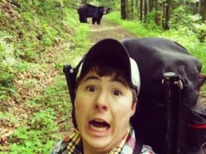 So many people took #BearSelfies in 2015 that the U.S. Forest Service had to issue an advisory warning visitors to keep their distance. Photo: CBS New York