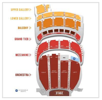 Orpheum Theatre Seating Chart