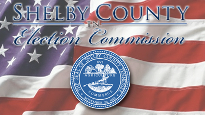 American Flag with Shelby County Seal