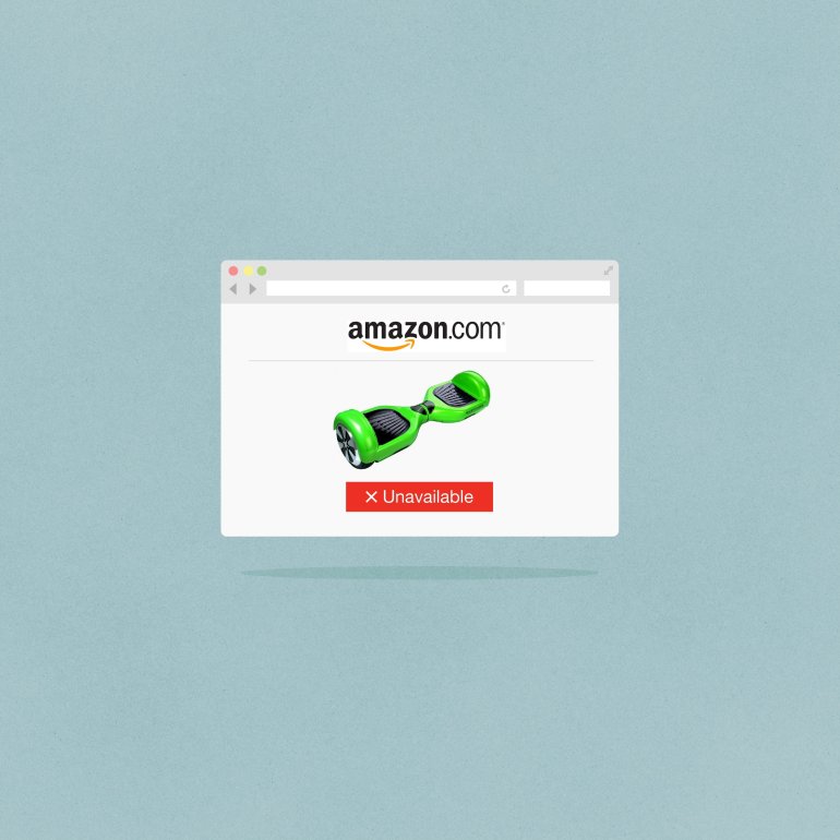 Amazon has halted the sale of almost every model of "hoverboards."