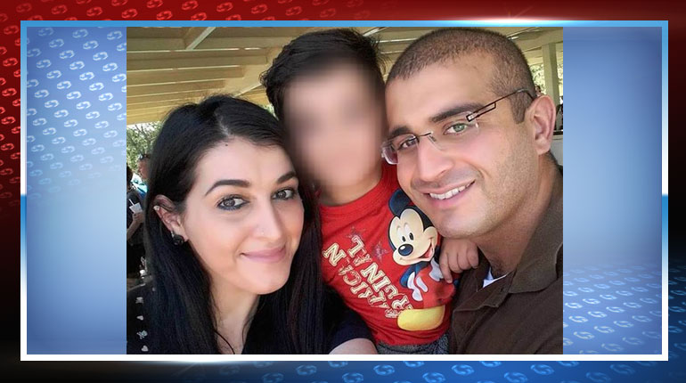 Noor Mateen and her husband Pulse gunman, Omar Mateen, from a Facebook profile photo