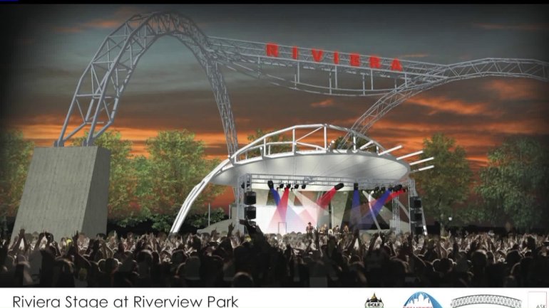 Proposed Riverview Park concert venue. (WHO-HD)