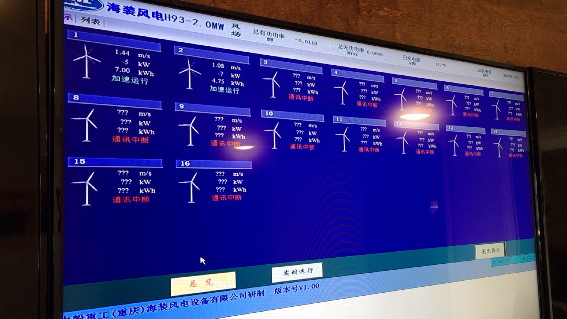 HZ Windpower Monitors turbines from an office in Nevada. (Roger Riley WHO-HD)