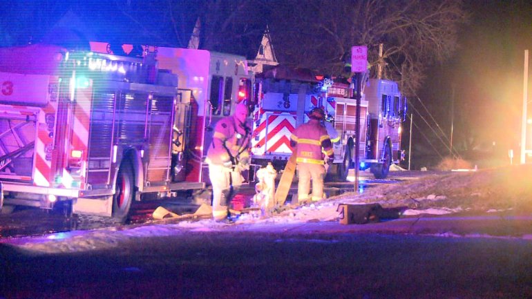 Firefighters responded to a Sioux City fire Wednesday night. (WHO-HD)