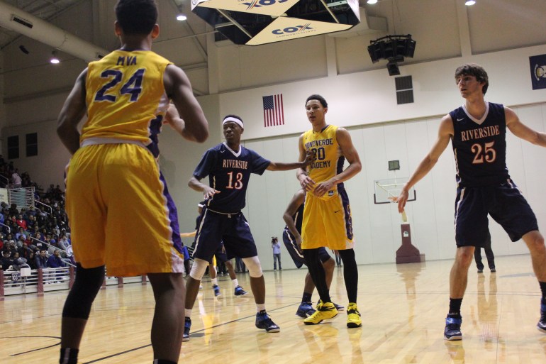 Montverde Academy defeated Riverside Academy in the championship game of the Allstate Sugar Bowl Classic. (Tanya Sinkovits/WGNO)