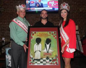 The 2015 Ponchatoula Strawberry Festival poster by Kalle Siekken. (Courtesy Ponchatoula Strawberry Festival)