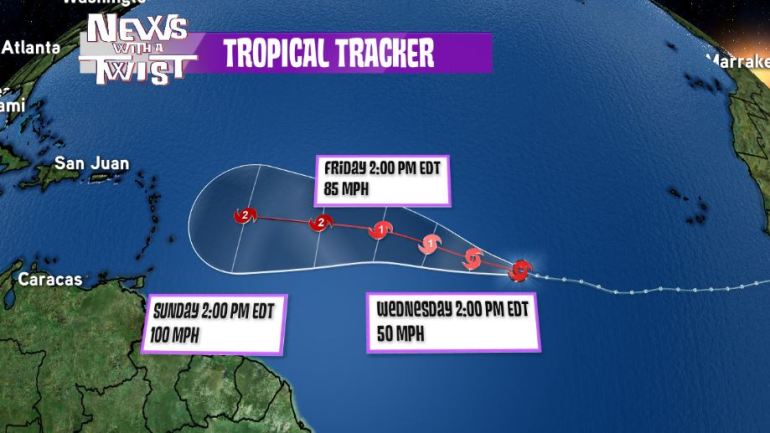 Tropical Storm Danny #2 Tracker