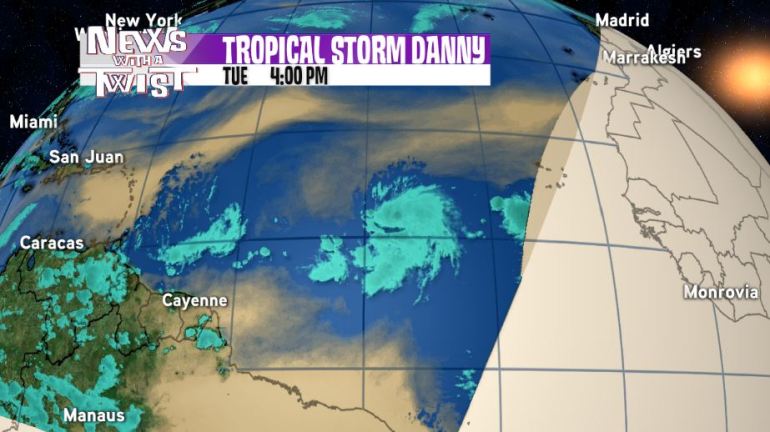 Tropical Storm Danny #2 Water Vapor