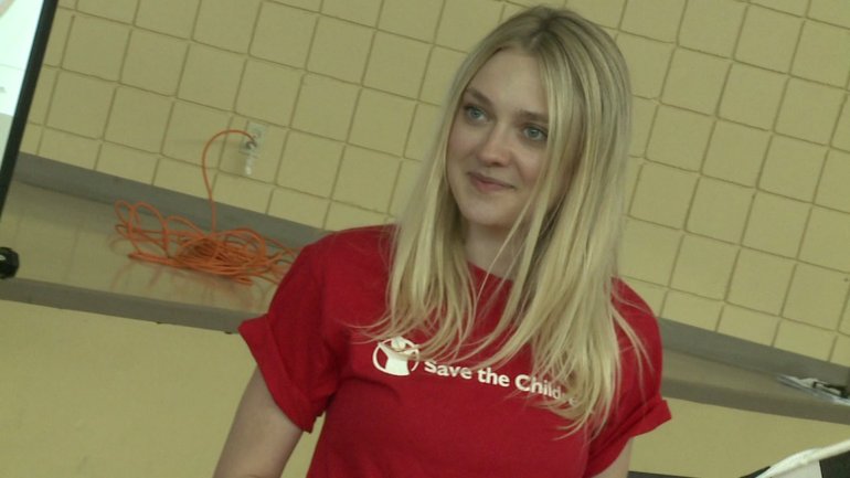 Dakota Fanning in New Orleans (WGNO)