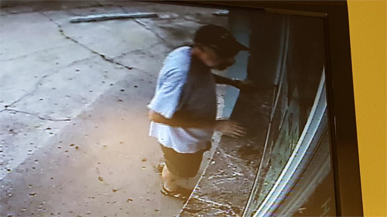 Photo of the suspect who robbed SnoWizard on Magazine Street.