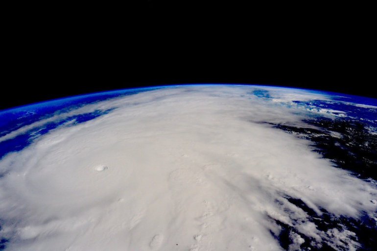 Astronaut Scott Kelly tweeted from the International Space Station showing Hurricane Patricia across Mexico.