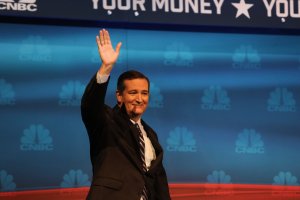 Ted Cruz participates in CNBC's "Your Money, Your Vote: The Republican Presidential Debate" live from the University of Colorado Boulder in Boulder, Colorado Wednesday, October 28th