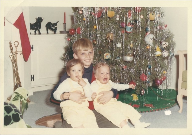 Curt Sprang and his brother Chris, age 1. Curt is on the left. 