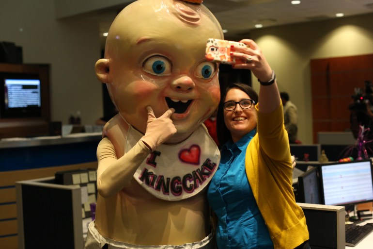 King Cake Baby at WGNO