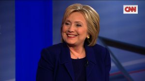 Hillary Clinton speaks at the New Hampshire Townhall on February 3, 2016.