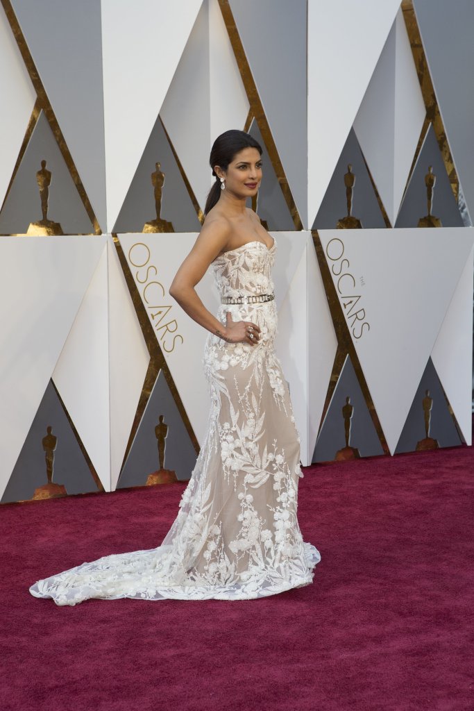 Priyanka Chopra arrives at the 88th Academy Awards on Sunday, February 28.