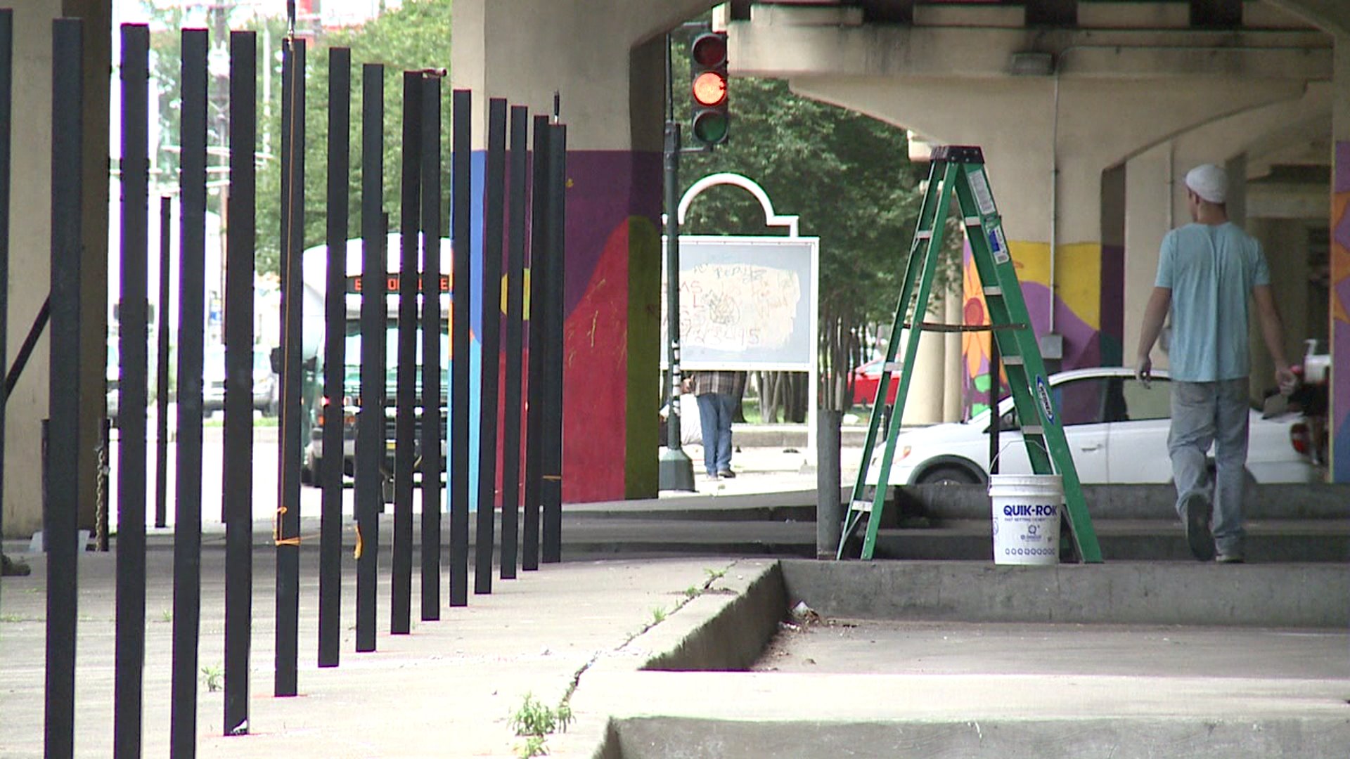 fencing, Pontchartrain Expressway