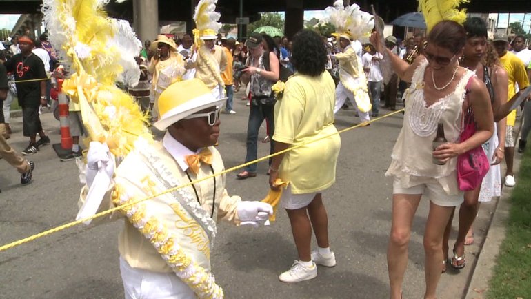 Social and Pleasure Club parade in New Orleans