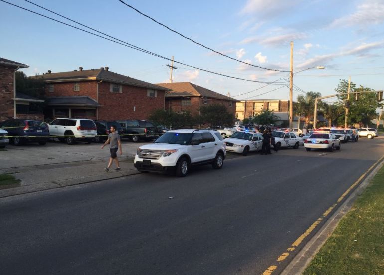 Police are on the scene of a shooting in Metairie. 