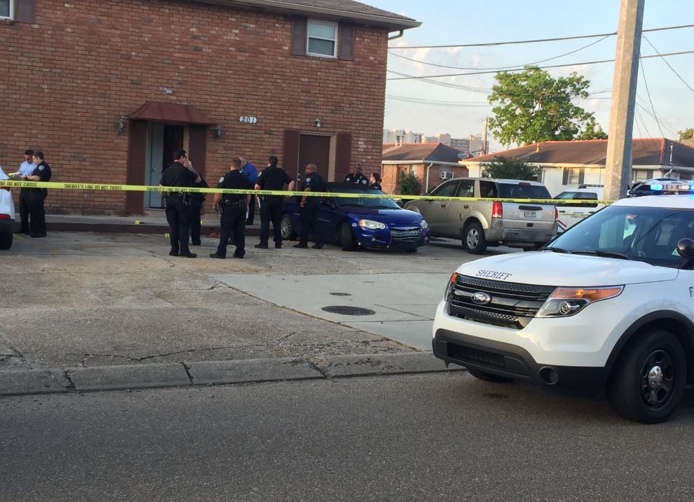 Police are on the scene of a shooting in Metairie. 