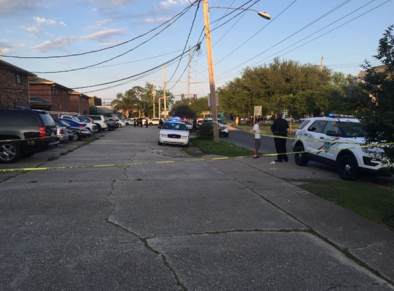 Police are on the scene of a shooting in Metairie. 