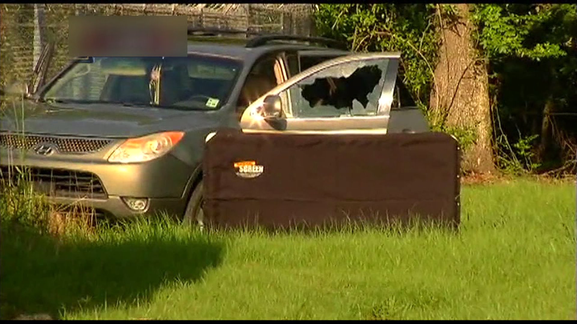 Double homicide scene on Haynes Lane