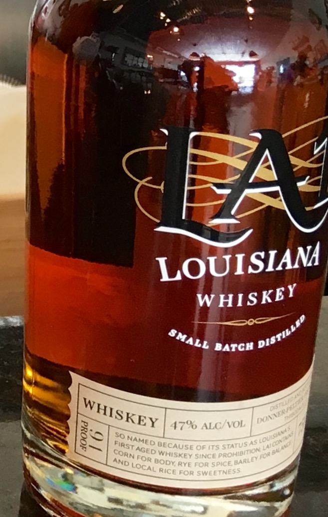 LA 1 whiskey is one of the 6 products distilled at the Donner-Peltier Distillery.