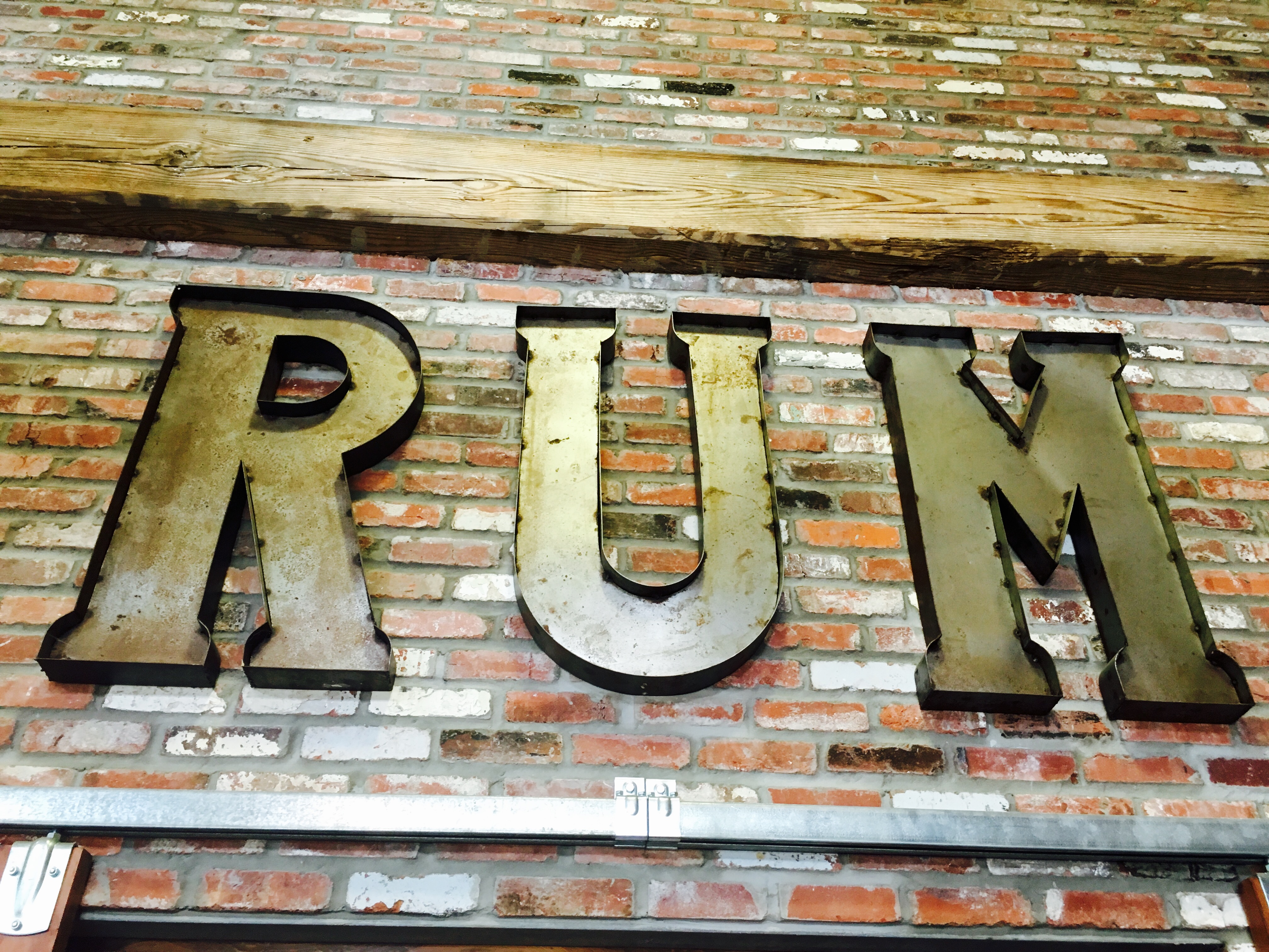 Rum sign at Louisiana Spirits Distillery in Lacassine, La.