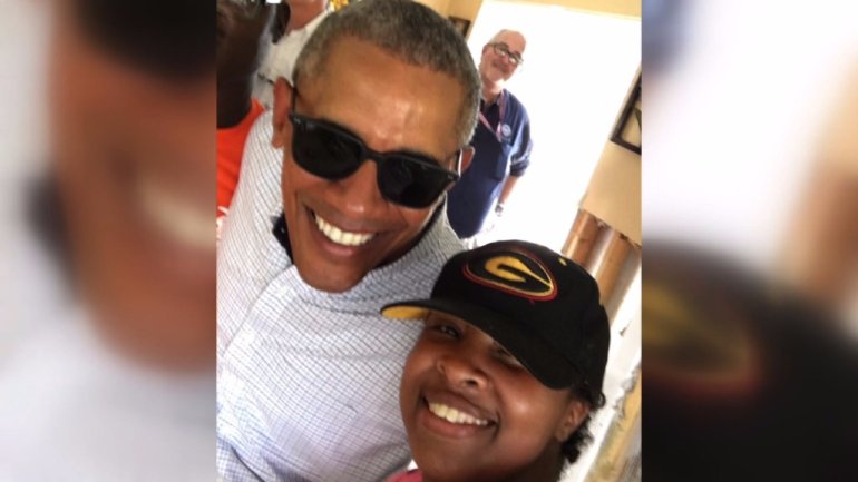 obama selfie