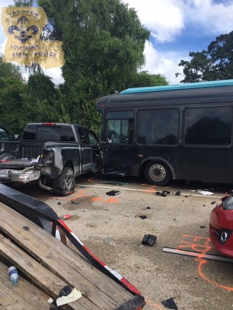 Police say an illegal alien was piloting a charter bus that he wasn't licensed to drive when it crashed Sunday morning in Louisiana, killing two people and injuring dozens,