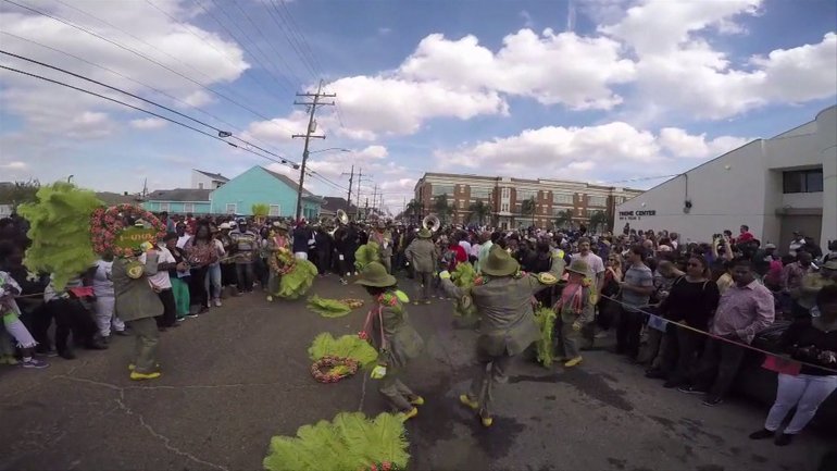 2017 Treme Sidewalk Steppers Second Line Parade