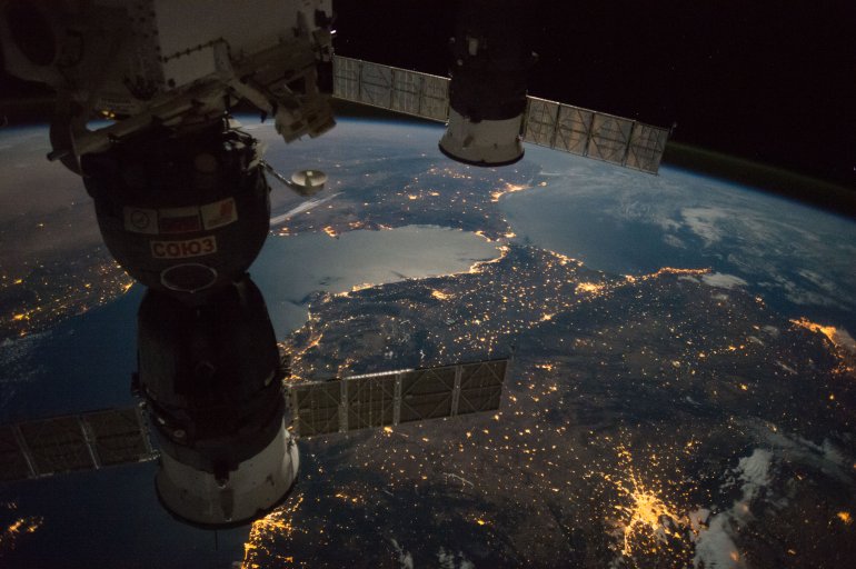 Straight of Gibraltar from the ISS Courtesy: NASA.gov