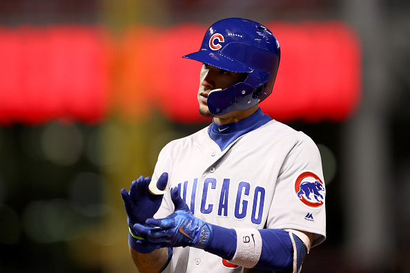 in Game One of the 2016 World Series at Progressive Field on October 25, 2016 in Cleveland, Ohio.