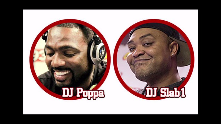 DJ Poppa and DJ Slab1 (courtesy of q93.com)