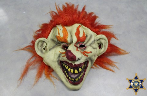 Photo of the mask worn by the teens courtesy Lafourche Parish Sheriff's Office