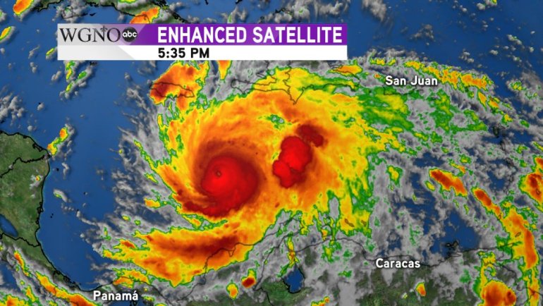 Hurricane Matthew Infrared 10-02-16