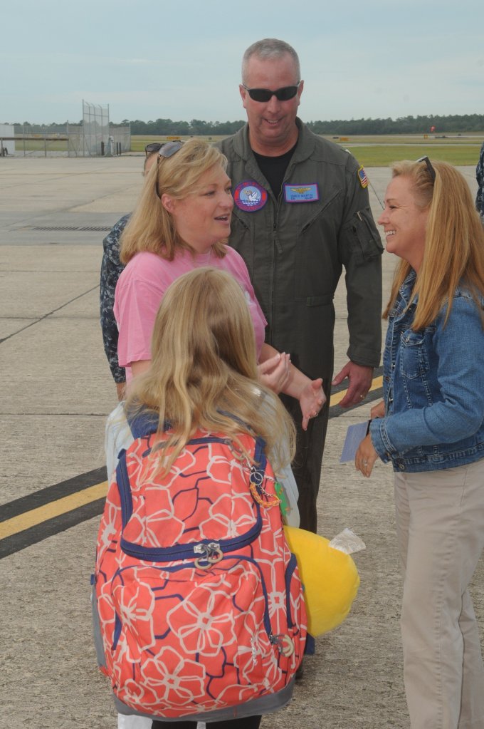 The U.S. Navy is releasing two photos taken TODAY (Oct. 2) as part of the evacuation of approximately 700 spouses and children from Naval Station Guantanamo Bay, Cuba during preparations for the arrival of Hurricane Matthew.