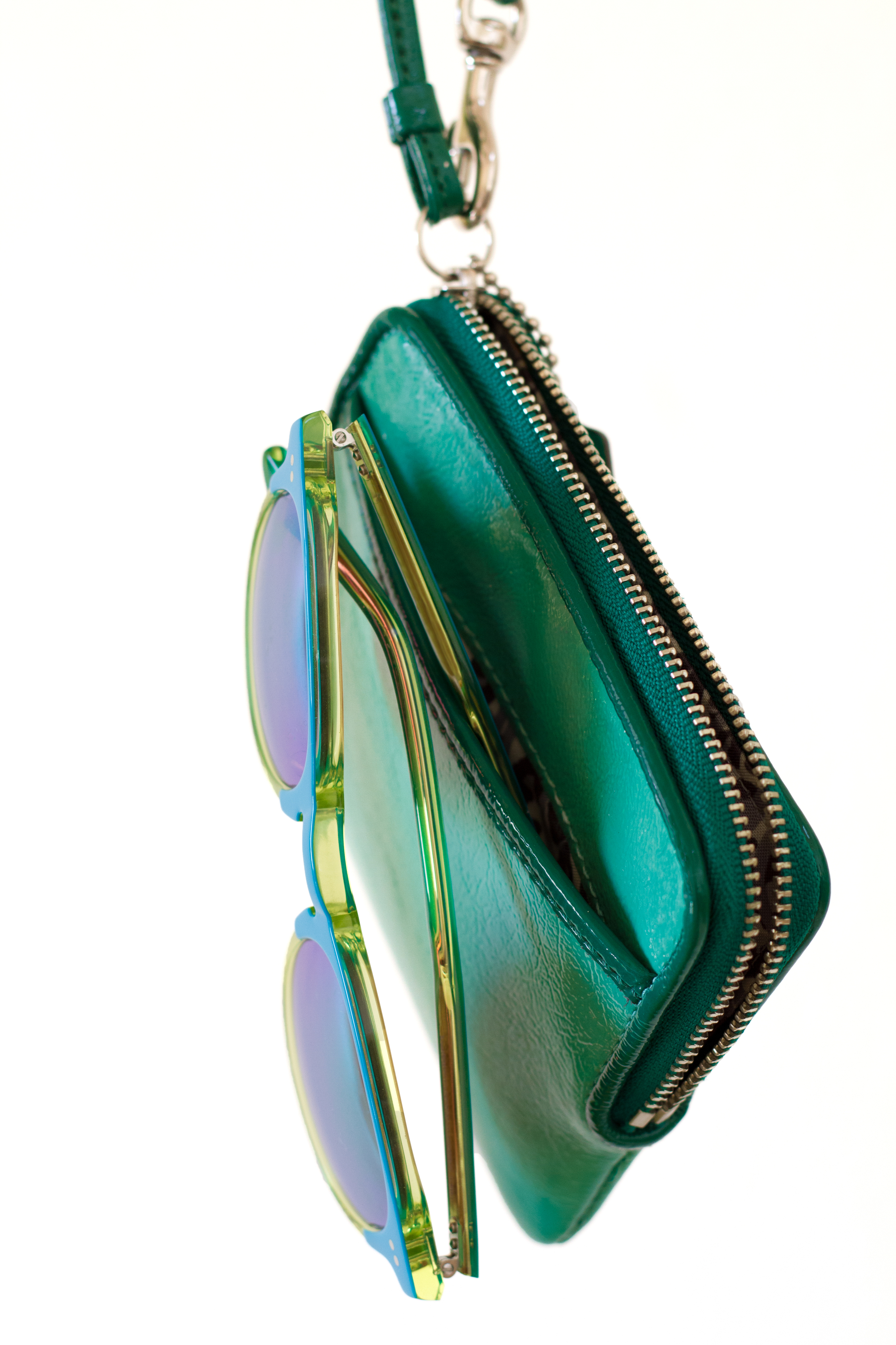 Two must-haves for many concert-goers: wristlet and sunglasses.