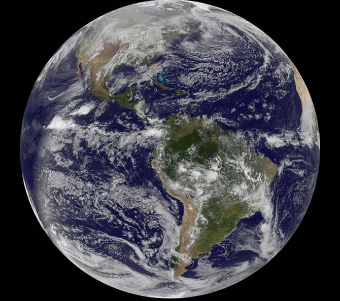 Credit: NOAA/NASA GOES Project