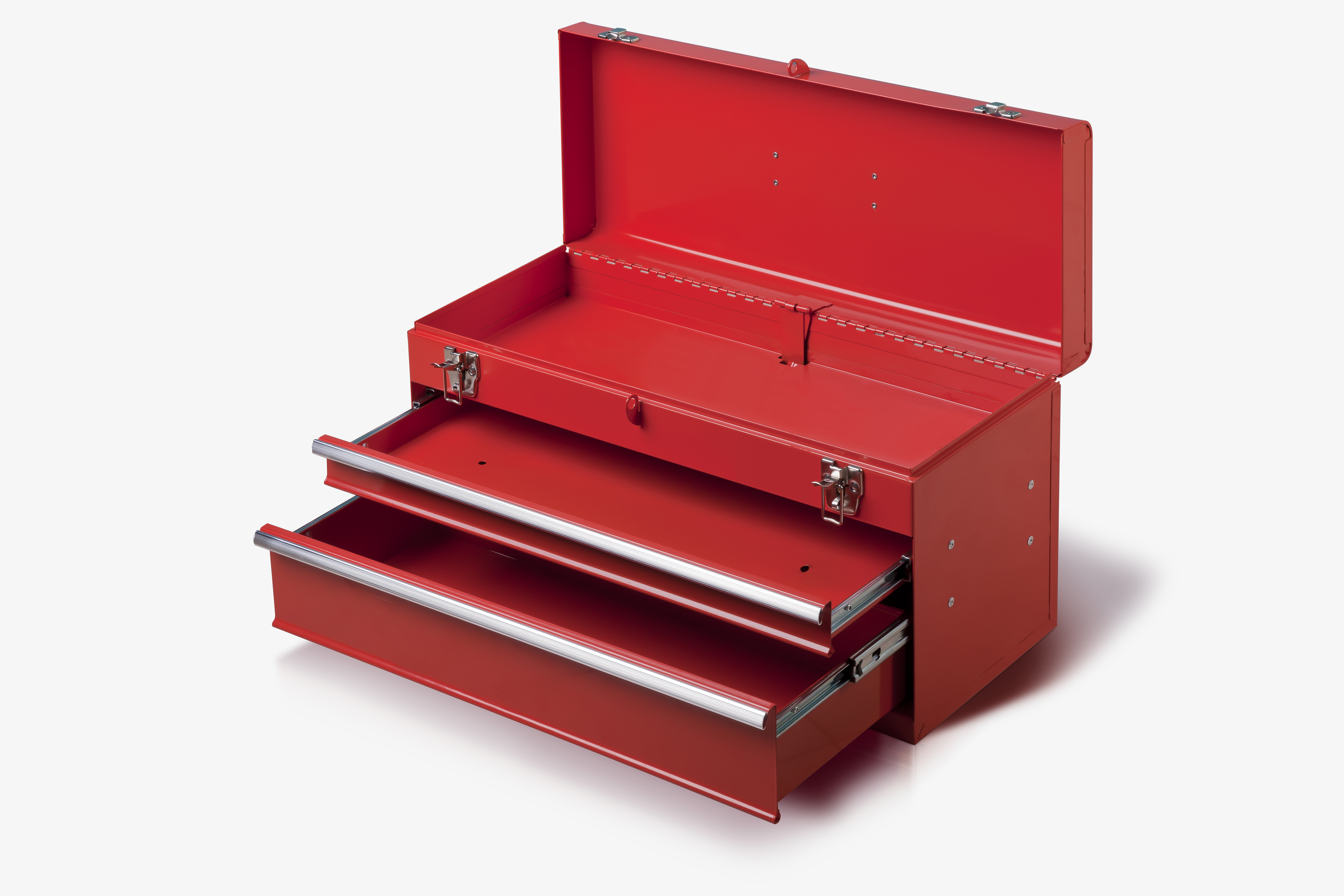 Fill up an empty toolbox with tailgating tools.