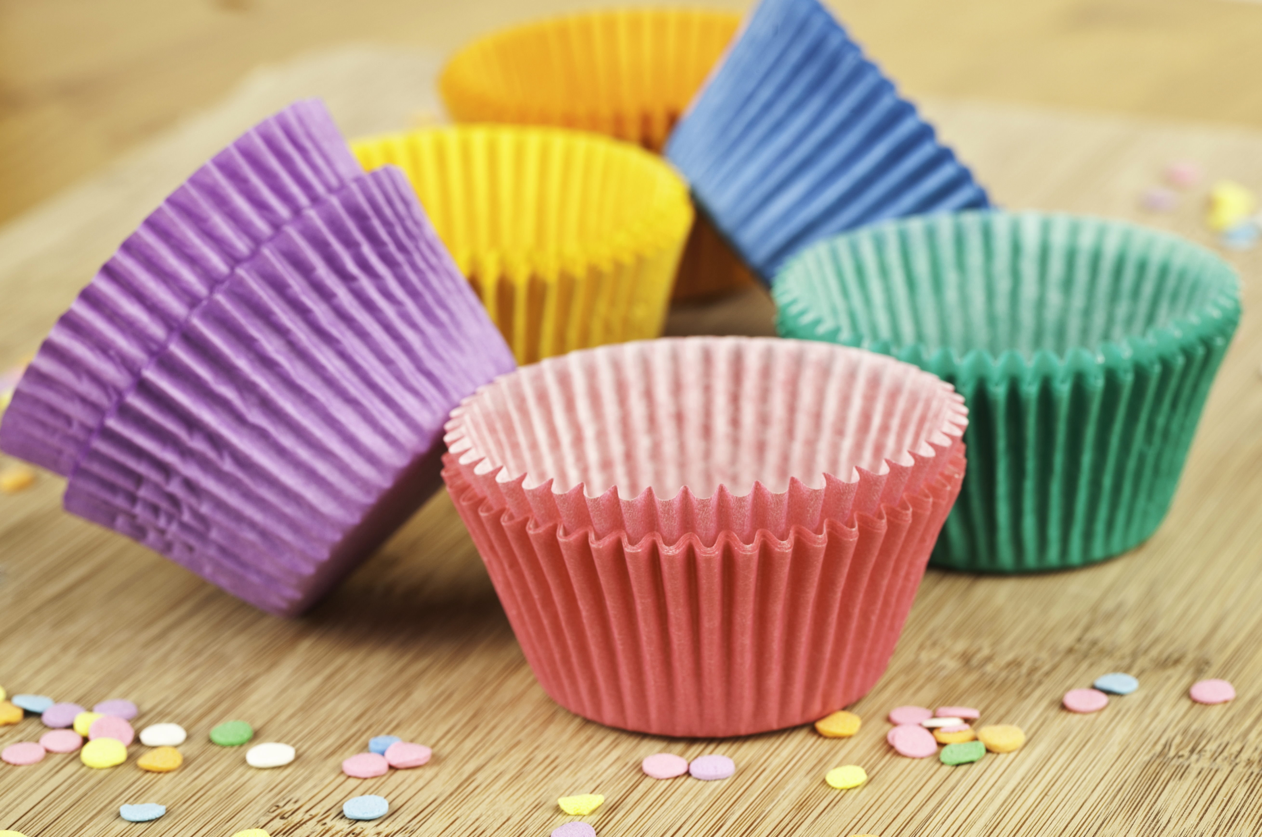 Colorful Cupcake Cases!