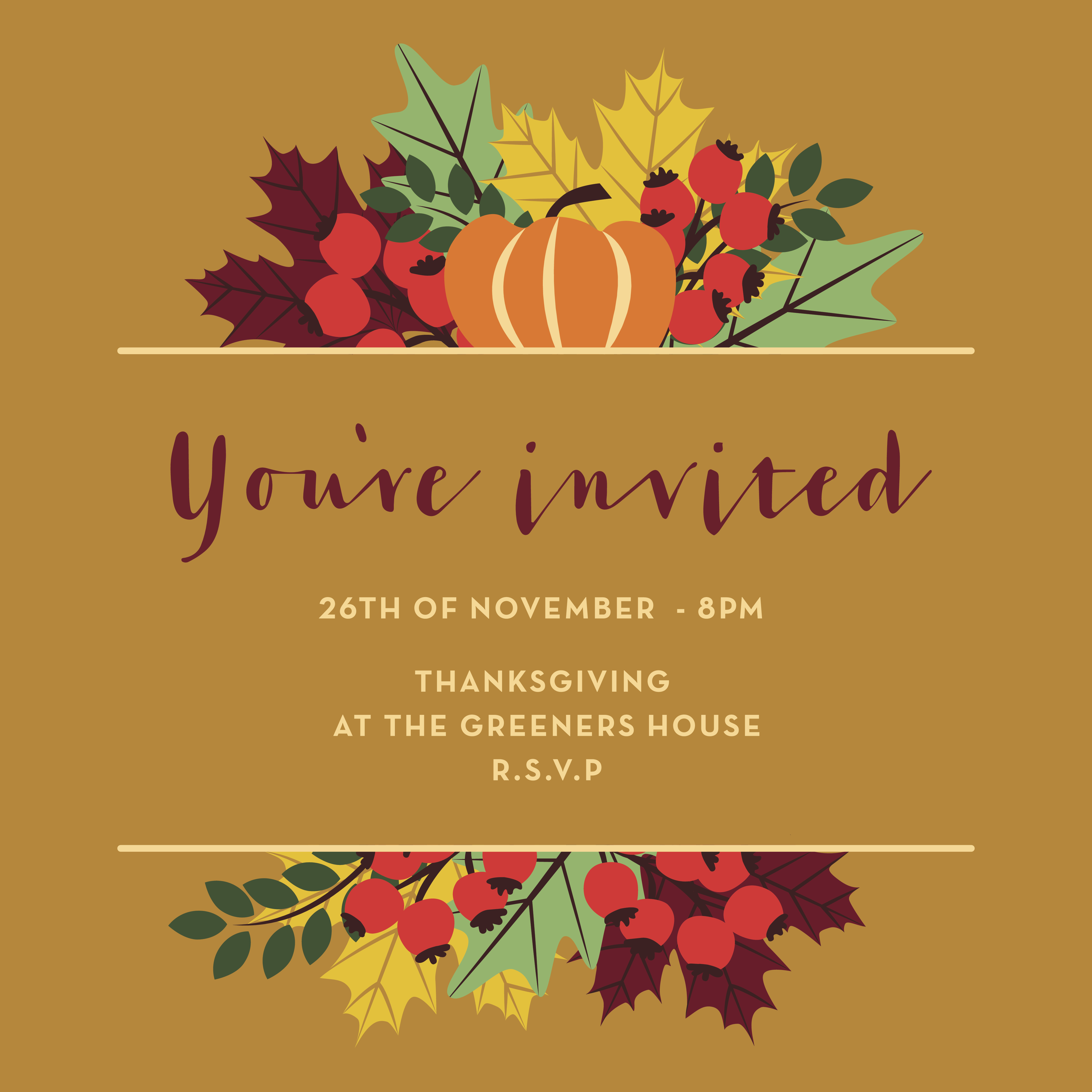 Read invitations carefully.