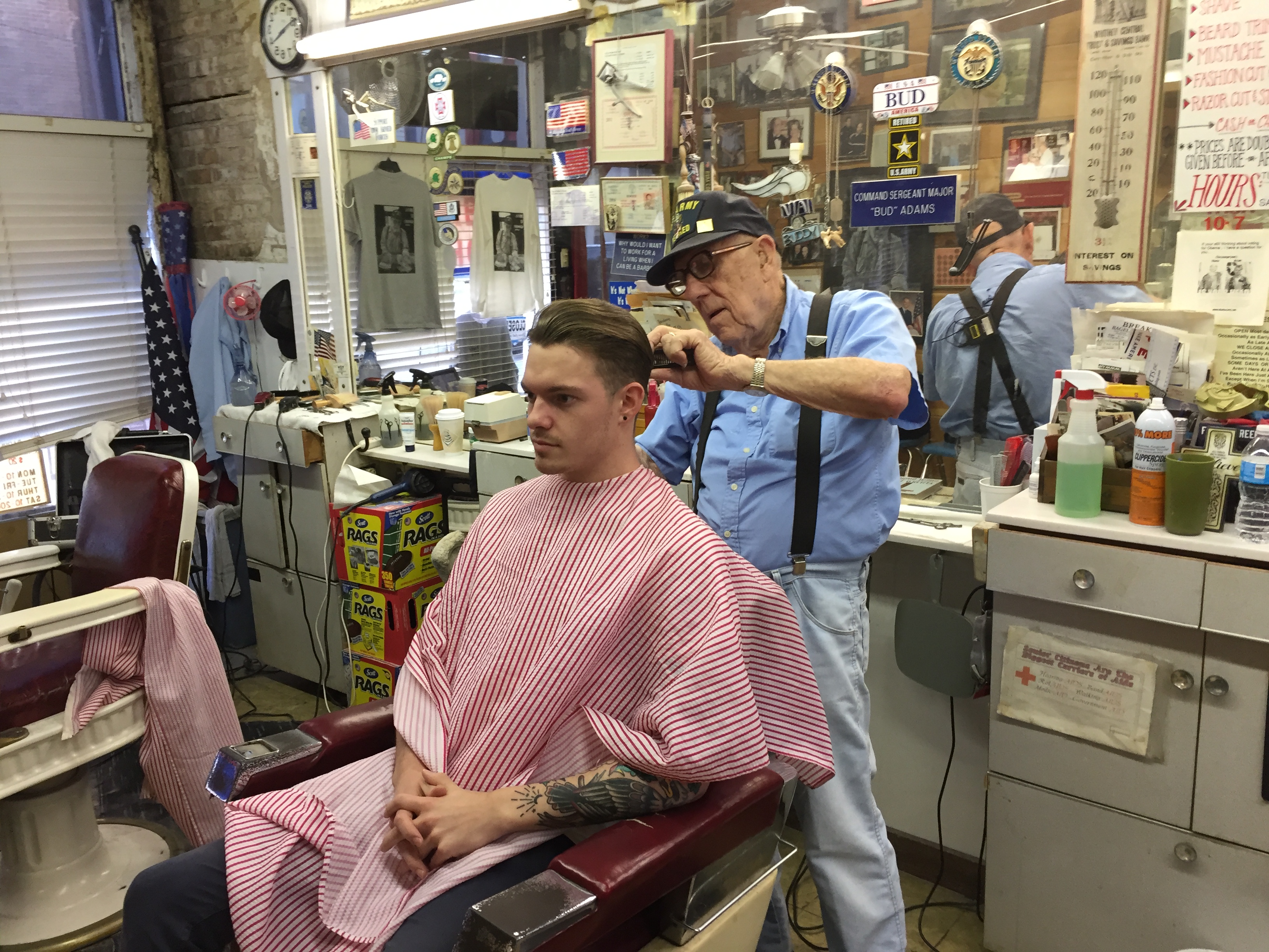 Oak Street Barber Bud Adams