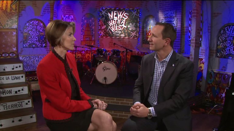 Attorney General Jeff Landry sits down for an interview with News with a Twist host Susan Roesgen 