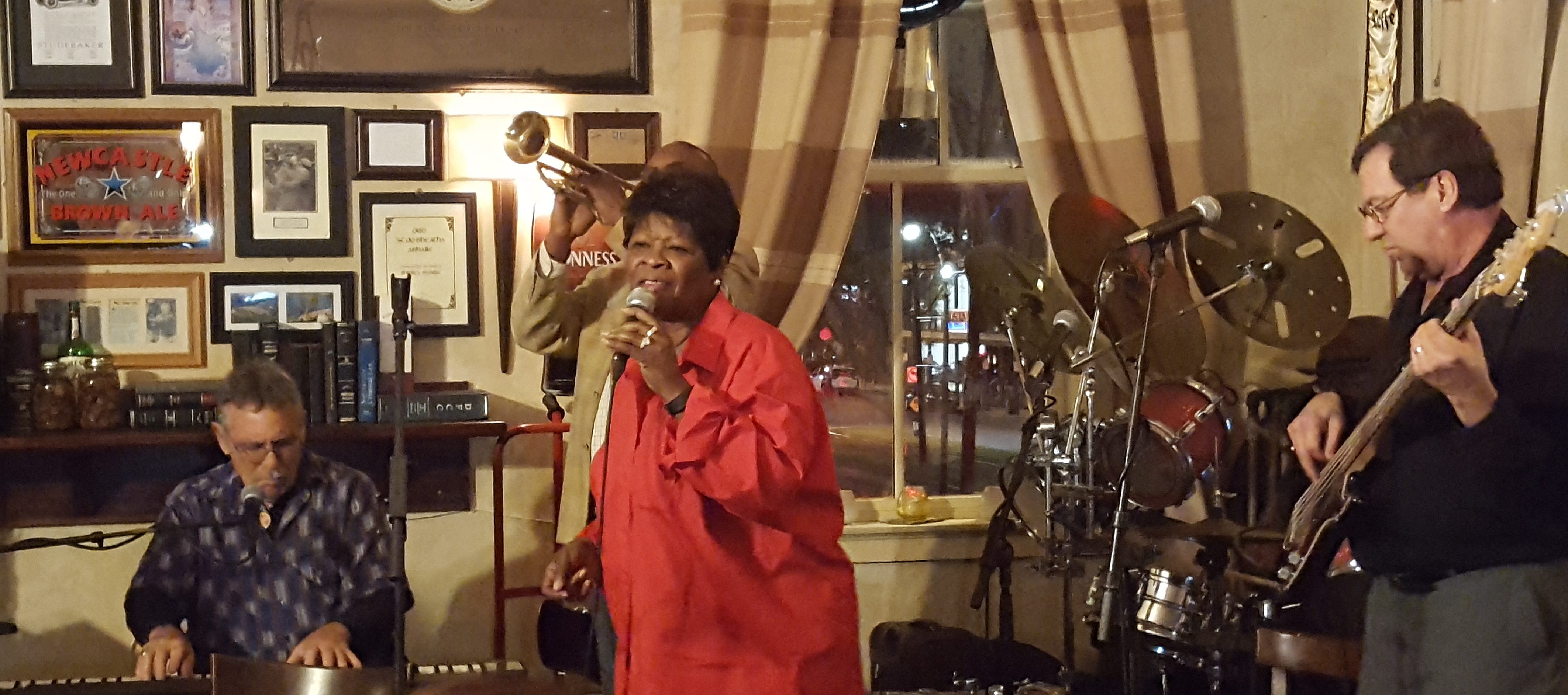 Irma Thomas performs at the Irish House at the Pat Jolly fundraiser