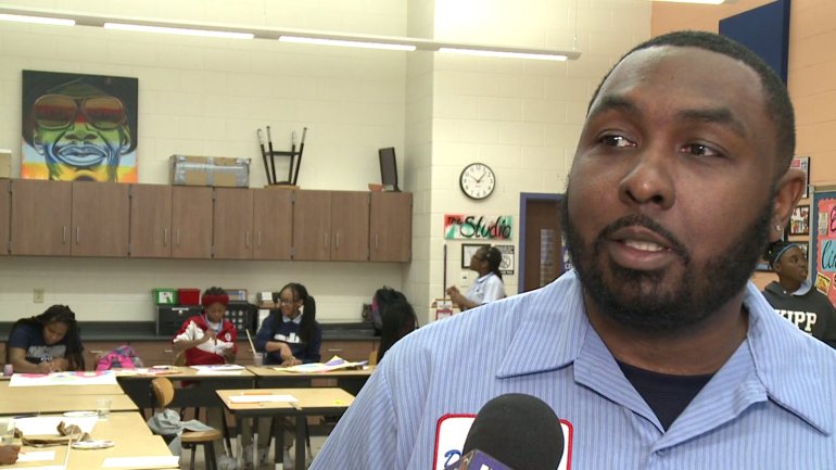 Kenneth Scott, Art Teacher at Kipp Central City Academy (WGNO-TV)