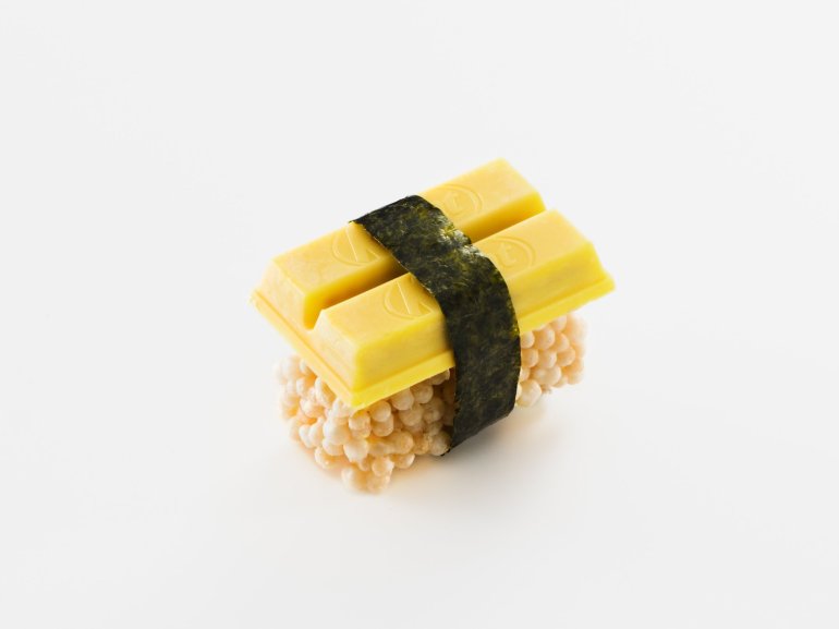 KitKat has just released images of its wild new "sushi" sets. The bars come in three flavors, which fortunately don't taste anything like the varieties of sushi they're modeled to look like -- unless you count the seaweed.