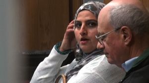 Safia Memon is testifying as a witness for the defense in her husband's trial. (PHOTO: David Wood, WHNT)