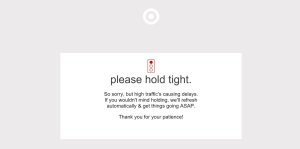 Target's website crashed on Cyber Monday, one of the biggest shopping days of the year.